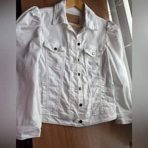 Retrofete Ada White Denim Jacket, size S